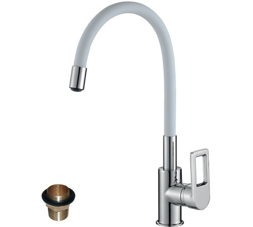 Смеситель Rossinka Silvermix Z35-35U белый/хром