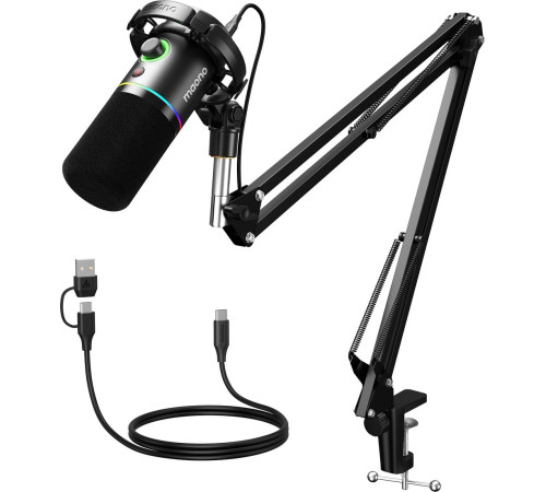 Проводной микрофон Maono PD200XS черный