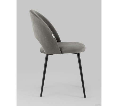 Стул Stool Group Меган AV 415-H18-08P велюр темно-серый