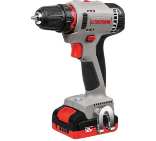 Дрель-шуруповерт Crown CT21081H-2 BMC c 2-мя АКБ, кейс