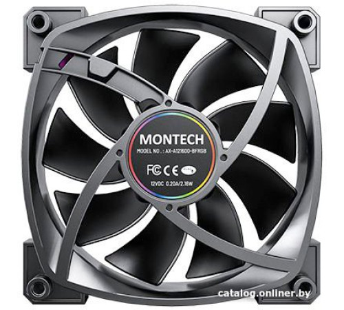 Комплект вентиляторов для корпуса Montech AX120 PWM 3 IN 1 черный
