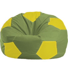 Кресло-мешок Flagman Мяч Стандарт М1.1-228 оливковый/желтый