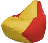 Кресло-мешок Flagman Груша Макси Г2.1-260 красный/желтый