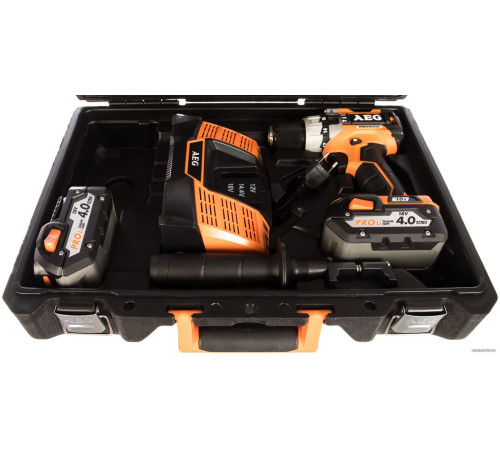 Ударная дрель-шуруповерт AEG Powertools BSB 18C2BL LI-402C 4935464097 с 2-мя АКБ, кейс
