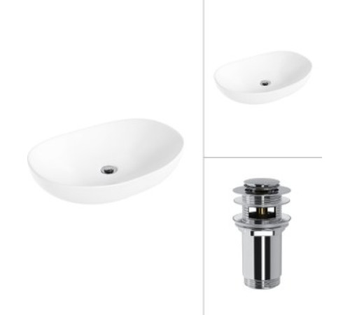 Умывальник Lauter 21502 + клапан 21190CH