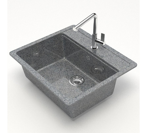 Кухонная мойка MARRBAXX Карельский камень модель 9/Q8 F009Q008 серый/темно-серый