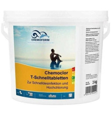Химия для бассейна Chemoform Кемохлор T быстрорастворимые таблетки 5кг