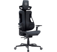 Игровое геймерское кресло CACTUS CS-CHR-DUO-BBK черный кожзам