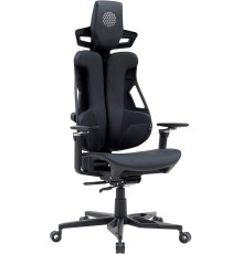 Игровое геймерское кресло CACTUS CS-CHR-DUO-BBK черный кожзам