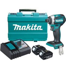 Винтоверт Makita DTD154RFE с 2-мя АКБ, кейс