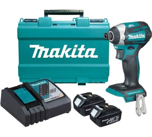 Винтоверт Makita DTD154RFE с 2-мя АКБ, кейс
