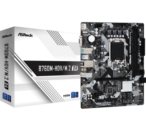 Материнская плата ASRock B760M-HDV/M.2 D4