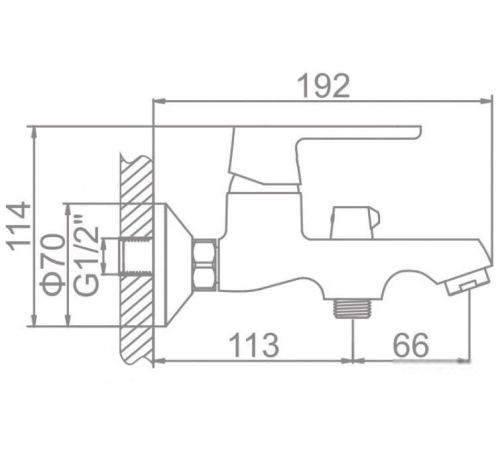 Смеситель Ledeme L3277W