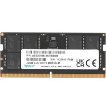 Оперативная память Apacer 32ГБ DDR5 SODIMM 4800 МГц AS32GHB48CTBBGH