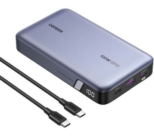 Внешний аккумулятор Ugreen PB720 20000mAh серый