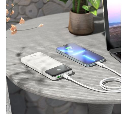 Внешний аккумулятор Hoco J102 10000mAh белый