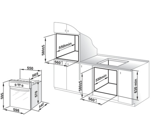 Электрический духовой шкаф GEFEST 602-02 С