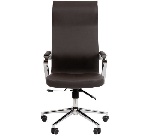 Офисное кресло CHAIRMAN 702 экопремиум коричневый