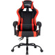 Игровое геймерское кресло CHAIRMAN CH41 экокожа, черно-красный