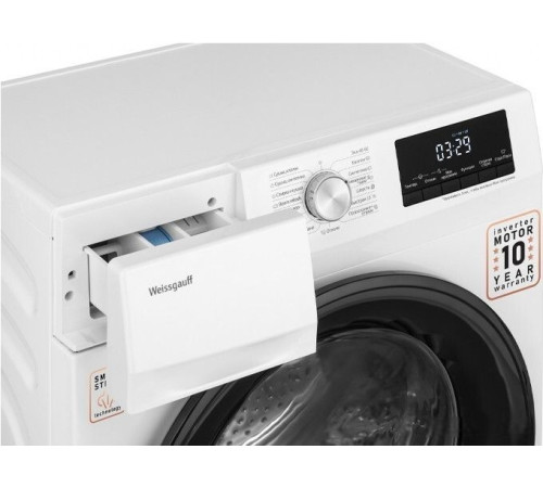 Стирально-сушильная машина Weissgauff WMD 6148 DC Inverter Steam