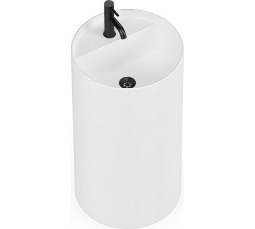 Умывальник Belux Осло 450x800 18, белый матовый/Solid Surface