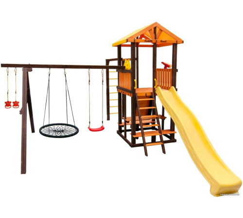 Игровой комплекс Perfetto Sport Bari-7 качели лодочка, паутина