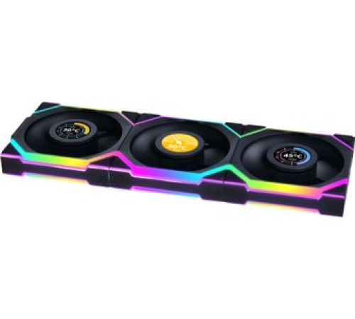 Комплект вентиляторов для корпуса с контроллером Lian Li Uni Fan SL 120 Wireless LCD Reverse G99.12RSLLCD1W3B.R0