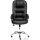 Офисное кресло TetChair Сн9944 иск. кожа/ткань, хром/черный