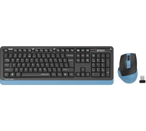 Офисный набор A4Tech Fstyler FGS1035Q черный/синий