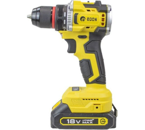 Дрель-шуруповерт Edon Super AD-18BL с 2-мя АКБ, кейс