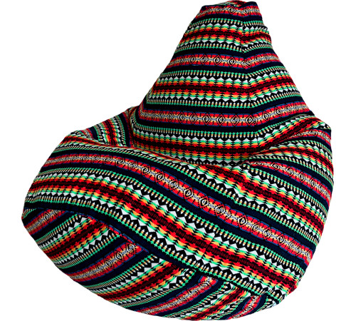 Кресло-мешок Flagman Груша Мега XXXL Г3.8-12 красный/зеленый