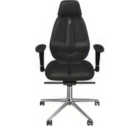 Офисное кресло Kulik System Classic азур, черный с подголовником