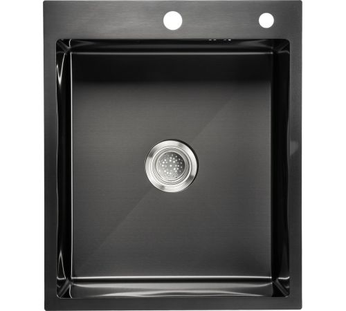 Кухонная мойка Saniteco 5060 PVD с сифоном, дозатором и коландером
