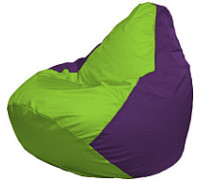 Кресло-мешок Flagman Груша Мега XXXL Г3.1-155 салатовый/фиолетовый