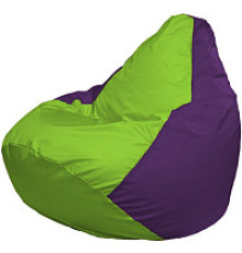 Кресло-мешок Flagman Груша Мега XXXL Г3.1-155 салатовый/фиолетовый