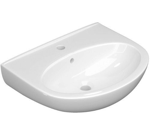 Умывальник Керамин Лаго 45 с отверстием и пьедесталом