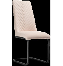 Стул Woodville Лулла 504188 бежевый/черный