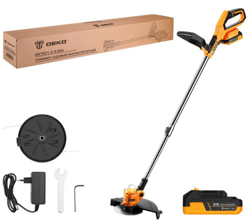 Триммер Deko DKTR21 Max 063-4239-1 с 2-мя АКБ