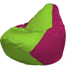 Кресло-мешок Flagman Груша Макси Г2.1-154 фуксия/салатовый
