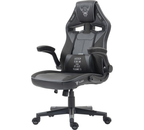 Игровое геймерское кресло FLOKY Asgard Black черный