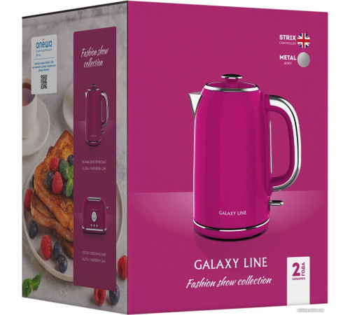 Электрический чайник Galaxy Line GL 0346 малиновый джем