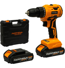 Дрель-шуруповерт Partisan AD-DF18DW с 2-мя АКБ, кейс