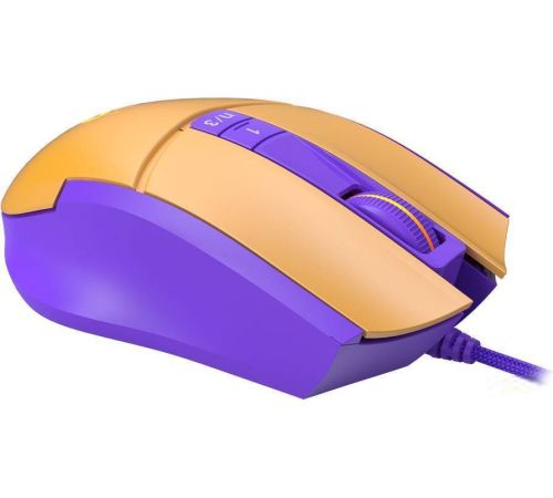 Игровая мышь A4Tech Bloody L65 Max желтый/фиолетовый