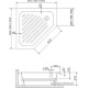 Душевой поддон RGW BТ/CL-S 16180588-51 80x80