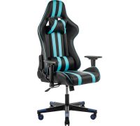 Игровое геймерское кресло Mio Tesoro Control 8051 черный/синий