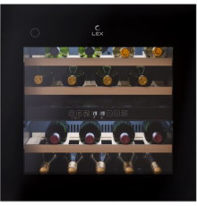 Винный шкаф LEX LWD6036BL Dual Zone PP
