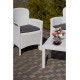 Набор садовой мебели Ipae Progarden JUN06CBI белый