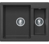 Кухонная мойка Polygran Brig-620 черный 16