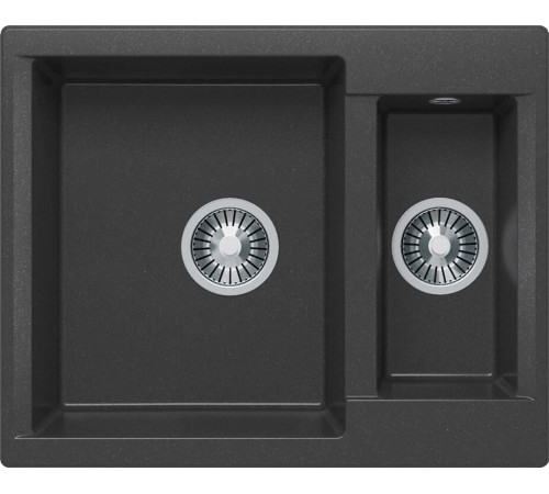 Кухонная мойка Polygran Brig-620 черный 16