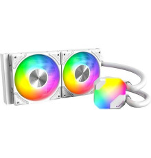 Система жидкостного охлаждения для процессора Montech HyperFlow ARGB 240 белый